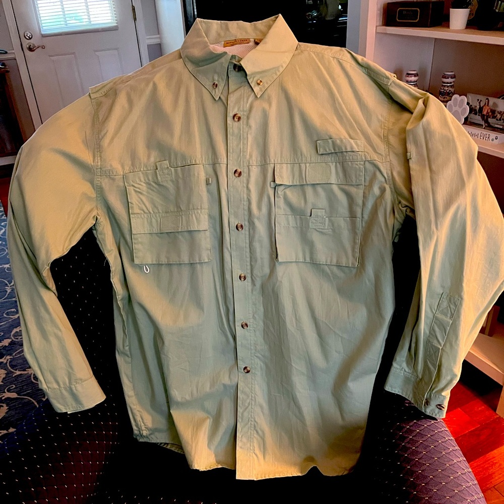 Rugged Outdoors Light Green Performance Shirt. XL Excellent Condition